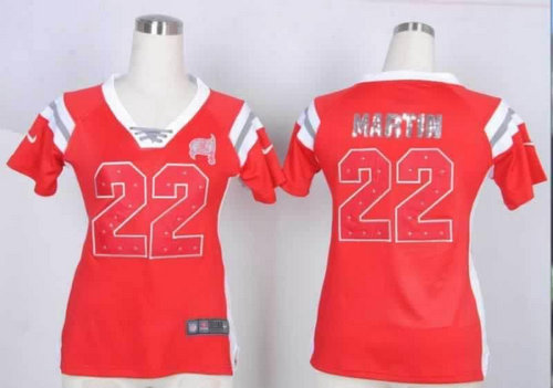 NEW Tampa Bay Buccaneers 22 Doug Martin Women Draft Him Shimmer V-Neck T-Shirt - Red NEW Tampa Bay Buccaneers 22 Doug Martin Women Draft Him Shimmer V-Neck T-Shirt - Red