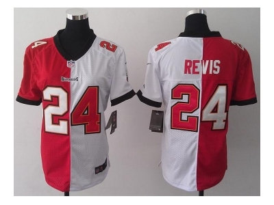 NEW women jerseys tampa bay buccaneers #24 darrelle revis white-red(split) NEW women jerseys tampa bay buccaneers #24 darrelle revis white-red(split)