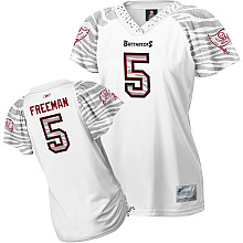 Reebok Tampa Bay Buccaneers 5# Josh Freeman Women's Zebra Field Flirt Fashion Jersey