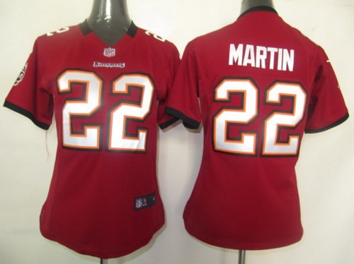 Women Nike Tampa Bay Buccaneers 22 Doug Martin Game Red Jerseys