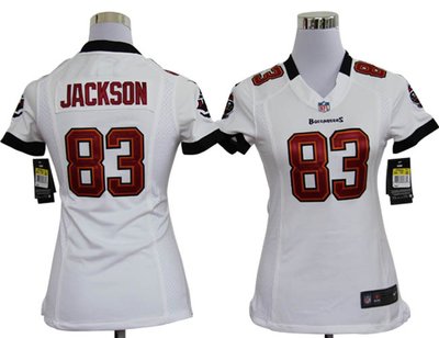 Women Nike Tampa Bay Buccaneers 83 Vincent Jackson White Jerseys