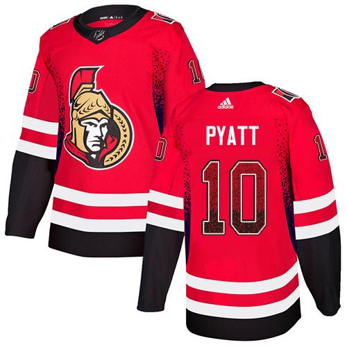 Adidas Senators #10 Tom Pyatt Red Home Authentic Drift Fashion Stitched NHL Jersey Adidas Senators #10 Tom Pyatt Red Home Authentic Drift Fashion Stitched NHL Jersey