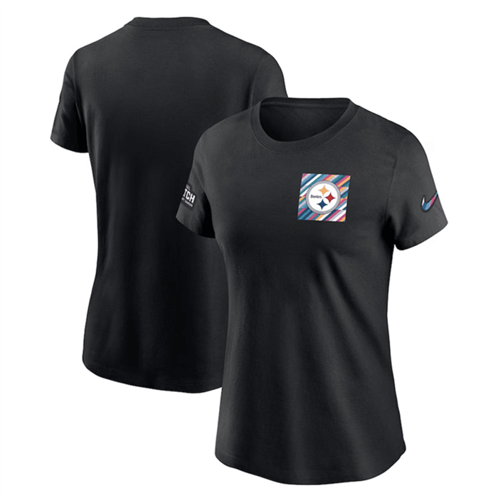 Women's Pittsburgh Steelers Black 2023 Crucial Catch Sideline Tri-Blend T-Shirt(Run Small) Women's Pittsburgh Steelers Black 2023 Crucial Catch Sideline Tri-Blend T-Shirt(Run Small)