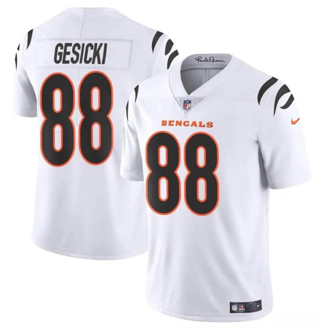 Youth Cincinnati Bengals #88 Mike Gesicki White Vapor Untouchable Limited Stitched Jerseys Youth Cincinnati Bengals #88 Mike Gesicki White Vapor Untouchable Limited Stitched Jerseys