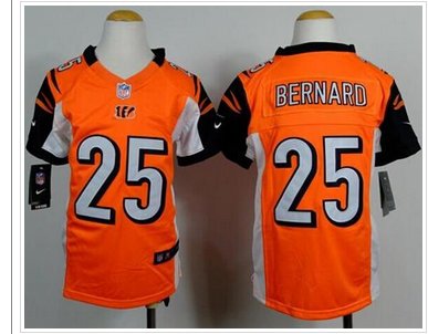 Youth NEW Bengals #25 Giovani Bernard Orange Alternate NFL Elite jersey