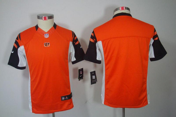 Youth NEW Cincinnati Bengals Blank Orange Jerseys