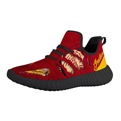 MLB Indians Mesh Knit Sneakers