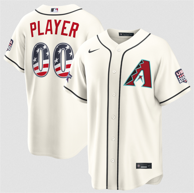 Men'sArizona Diamondbacks Active Player Custom White 2026 All-Star Edition Stars & Stripes Stadium Pick-A-Player Stitched Baseball Jersey Men'sArizona Diamondbacks Active Player Custom White 2026 All-Star Edition Stars & Stripes Stadium Pick-A-Player Stitched Baseball Jersey