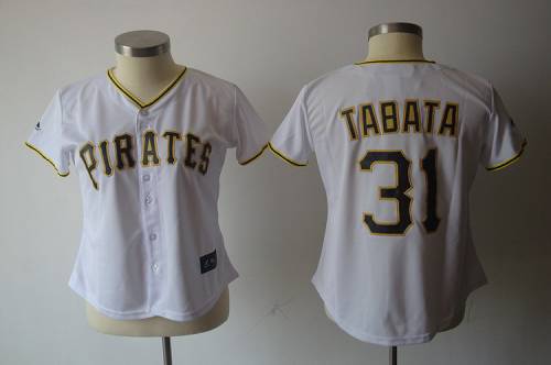 Pirates #21 Roberto Clemente White Women's Home Stitched MLB Jersey