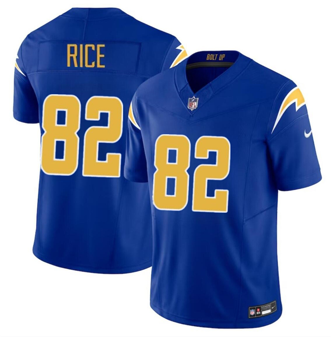 Youth Los Angeles Chargers #82 Brenden Rice Royal 2024 Draft F.U.S.E Vapor Limited Stitched Football Jersey Youth Los Angeles Chargers #82 Brenden Rice Royal 2024 Draft F.U.S.E Vapor Limited Stitched Football Jersey