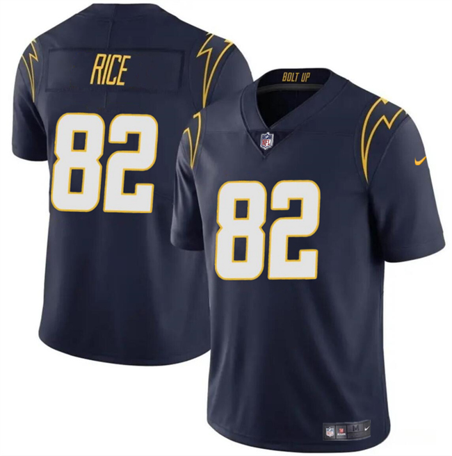 Youth Los Angeles Chargers #82 Brenden Rice Navy 2024 Draft Vapor Limited Stitched Football Jersey Youth Los Angeles Chargers #82 Brenden Rice Navy 2024 Draft Vapor Limited Stitched Football Jersey