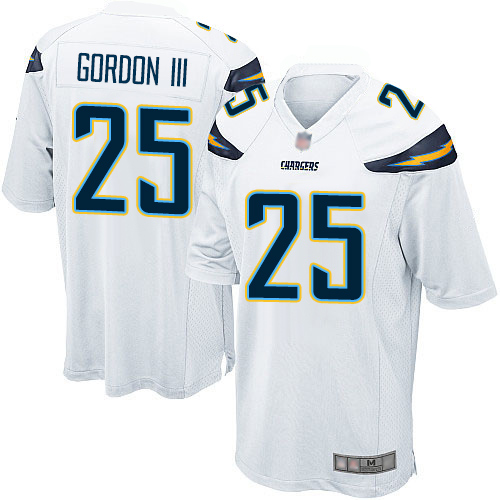 Chargers #25 Melvin Gordon III White Youth Stitched Football New Elite Jersey Chargers #25 Melvin Gordon III White Youth Stitched Football New Elite Jersey