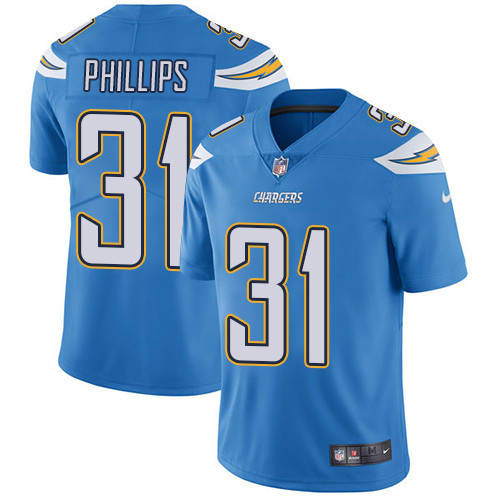 Nike Chargers #31 Adrian Phillips Electric Blue Alternate Youth Stitched NFL Vapor Untouchable Limited Jersey Nike Chargers #31 Adrian Phillips Electric Blue Alternate Youth Stitched NFL Vapor Untouchable Limited Jersey
