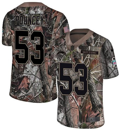 Nike Chargers #53 Mike Pouncey Camo Youth Stitched NFL Limited Rush Realtree Jersey Nike Chargers #53 Mike Pouncey Camo Youth Stitched NFL Limited Rush Realtree Jersey