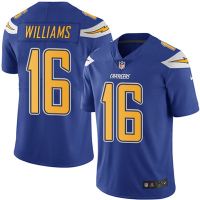 Nike Chargers #16 Tyrell Williams Electric Blue Youth Stitched NFL Limited Rush Jersey Nike Chargers #16 Tyrell Williams Electric Blue Youth Stitched NFL Limited Rush Jersey