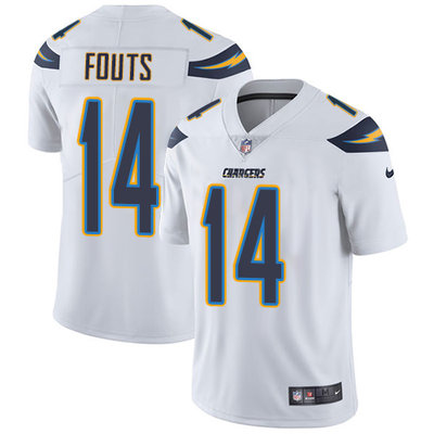 Nike Chargers #14 Dan Fouts White Youth Stitched NFL Vapor Untouchable Limited Jersey Nike Chargers #14 Dan Fouts White Youth Stitched NFL Vapor Untouchable Limited Jersey