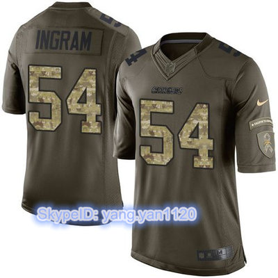 Nike Chargers #54 Melvin Ingram Green Youth Stitched NFL Limited Salute to Service Jersey Nike Chargers #54 Melvin Ingram Green Youth Stitched NFL Limited Salute to Service Jersey
