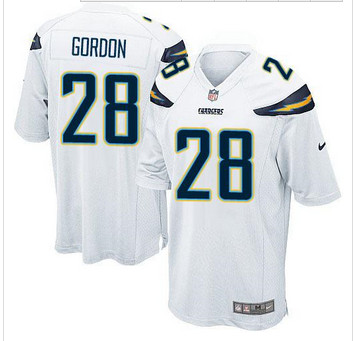 Youth NEW Chargers #28 Melvin Gordon White Stitched NFL New Elite Jersey Youth NEW Chargers #28 Melvin Gordon White Stitched NFL New Elite Jersey