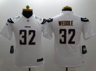 Youth Nike Chargers #32 Eric Weddle White Stitched NFL New Limited Jersey Youth Nike Chargers #32 Eric Weddle White Stitched NFL New Limited Jersey
