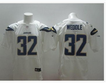 Youth NEW Chargers #32 Eric Weddle White NFL New Elite Jersey