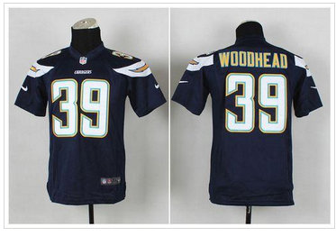 Youth NFL San Diego Chargers #39 Danny Woodhead Navy Blue Team Color Jersey Youth NFL San Diego Chargers #39 Danny Woodhead Navy Blue Team Color Jersey