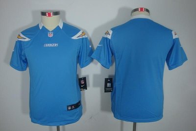 Youth NEW San Diego Chargers Blank Light Blue Jerseys Youth NEW San Diego Chargers Blank Light Blue Jerseys