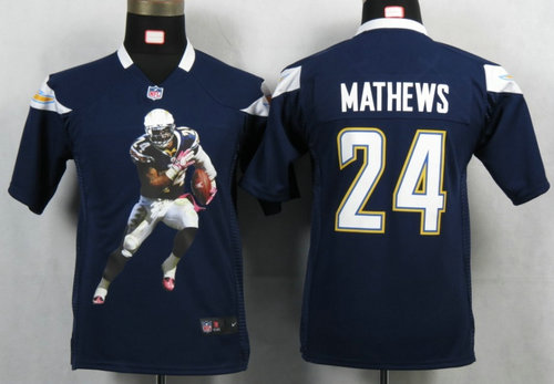 Youth NEW San Diego Charger 24 Mathews Blue Portrait Fashion Game Jerseys Youth NEW San Diego Charger 24 Mathews Blue Portrait Fashion Game Jerseys