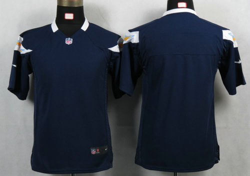 Youth NEW San Diego Charger Blank Blue Portrait Fashion Game Jerseys
