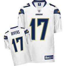 Youth San Diego Chargers 17 Philip Rivers white