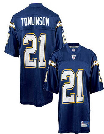 Youth San Diego Chrgers 21 L Tomlinson navy Jerseys