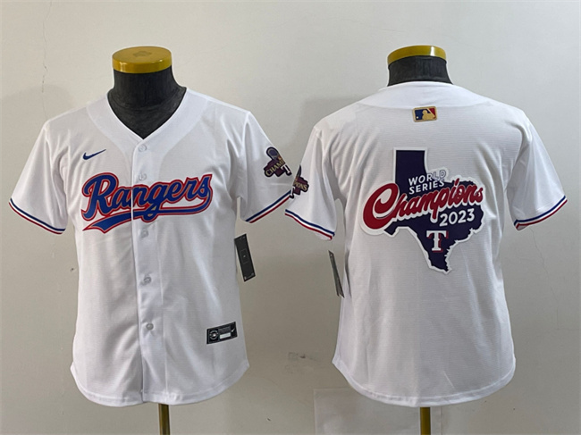 Youth Texas Rangers Team Big Logo White Gold Stitched Baseball Jersey Youth Texas Rangers Team Big Logo White Gold Stitched Baseball Jersey