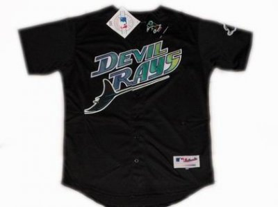 Custom Men's Tampa Bay Rays 1998 balck jerseys Custom Men's Tampa Bay Rays 1998 balck jerseys
