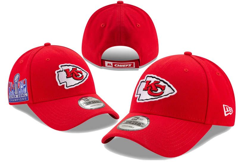 NFL Kansas City Chiefs Snapback Red Superbowl Hat 1 TY NFL Kansas City Chiefs Snapback Red Superbowl Hat 1 TY