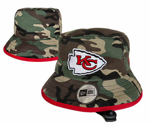 Kansas City Chiefs Salute To Service Stitched Bucket Fisherman Hats 0131 Kansas City Chiefs Salute To Service Stitched Bucket Fisherman Hats 0131