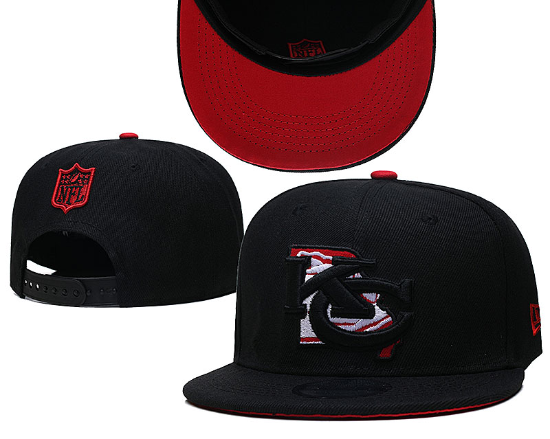 Chiefs Team Logo Black New Era Adjustable Hat GS Chiefs Team Logo Black New Era Adjustable Hat GS