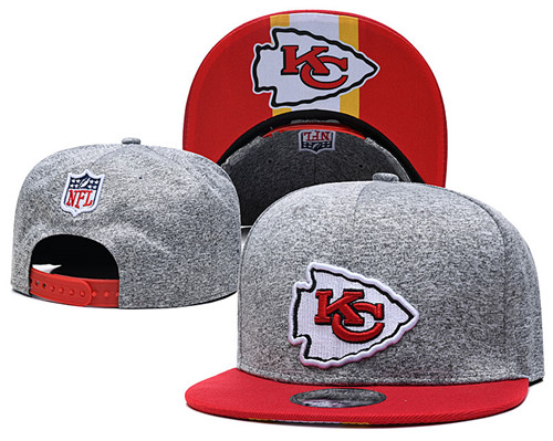 Chiefs Team Logos Adjustable Gray Hat GS Chiefs Team Logos Adjustable Gray Hat GS