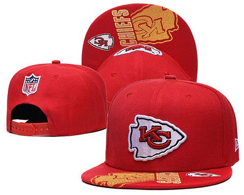 Chiefs Team Logo Red Adjustable Hat GS Chiefs Team Logo Red Adjustable Hat GS