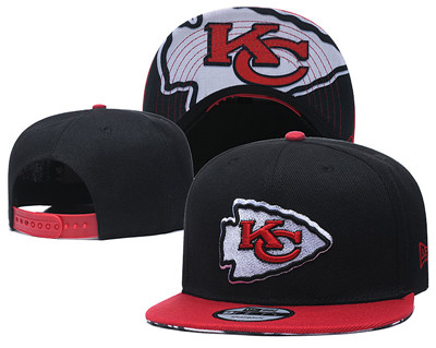 Chiefs Team Logo Black Red Adjustable Hat TX Chiefs Team Logo Black Red Adjustable Hat TX