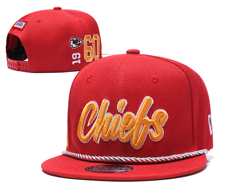 Chiefs Team Logo Red 100th Season Adjustable Hat YD Chiefs Team Logo Red 100th Season Adjustable Hat YD