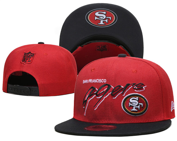 49ers Red Snapback Hat--GS 49ers Red Snapback Hat--GS