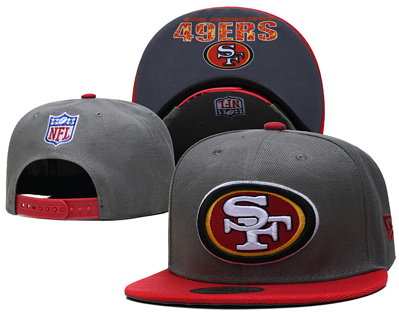 49ers Gray Snapback Hat --TX 49ers Gray Snapback Hat --TX