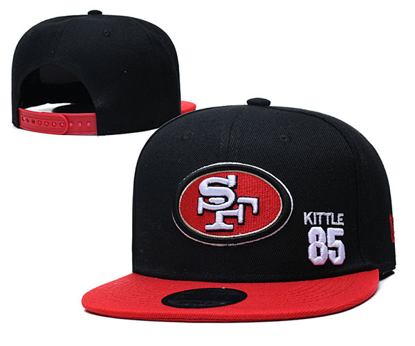 49ers #85 Kittle Team Logo Adjustable Hat TX 49ers #85 Kittle Team Logo Adjustable Hat TX