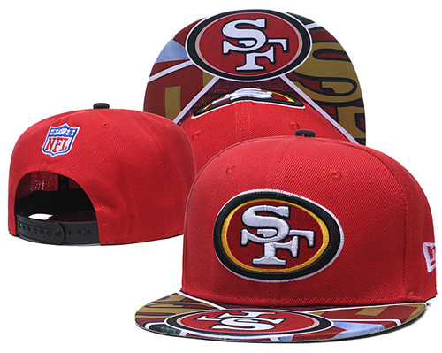 49ers Team Logo Red Adjustable Hat TX 49ers Team Logo Red Adjustable Hat TX