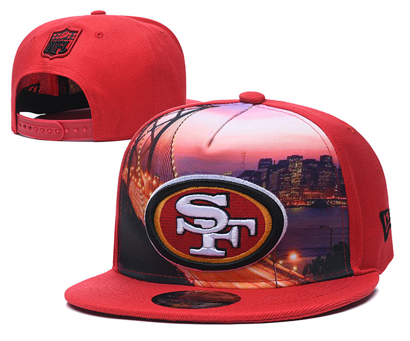 49ers Team City Logo Red Adjustable Hat YD 49ers Team City Logo Red Adjustable Hat YD