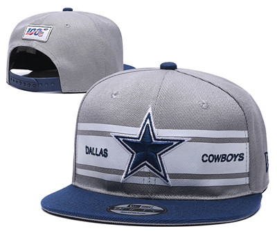 Cowboys Team Logo Gray 100th Season Adjustable Hat YD Cowboys Team Logo Gray 100th Season Adjustable Hat YD