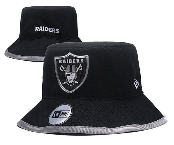 Las Vegas Raiders Stitched Bucket Hats 0125 Las Vegas Raiders Stitched Bucket Hats 0125