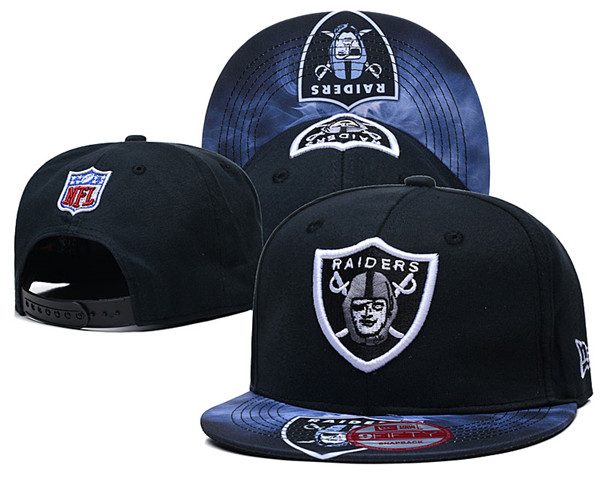 Raiders Black Snapback Hat YD Raiders Black Snapback Hat YD