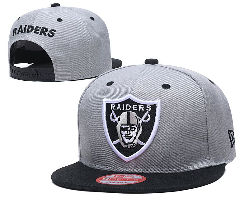 Raiders Team Logo Gray Adjustable Hat LT Raiders Team Logo Gray Adjustable Hat LT