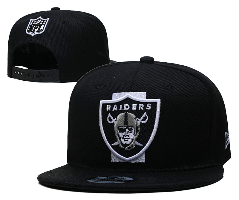 Raiders Black Snapback Hat 1--YD Raiders Black Snapback Hat 1--YD