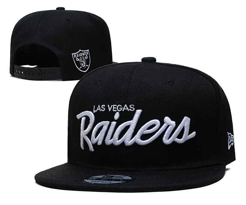 Raiders Black Snapback Hat --YD Raiders Black Snapback Hat --YD